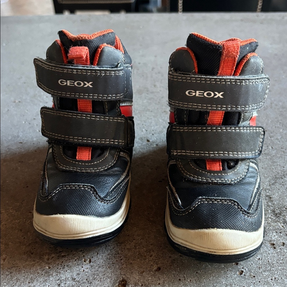 Geox Kids' Boots in Black and Orange